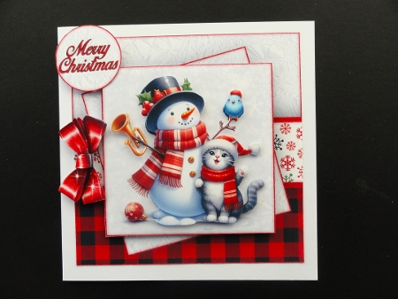Snowman & Friends Mini Kit 7X7 by Valerie Spowart
