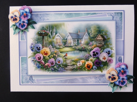 Pansy Cottage Mini Kit  by Valerie Spowart