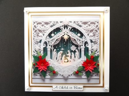papercut nativity by Valerie Spowart