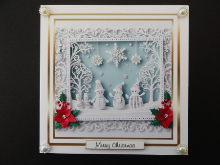 papercut snowmen2 by Valerie Spowart
