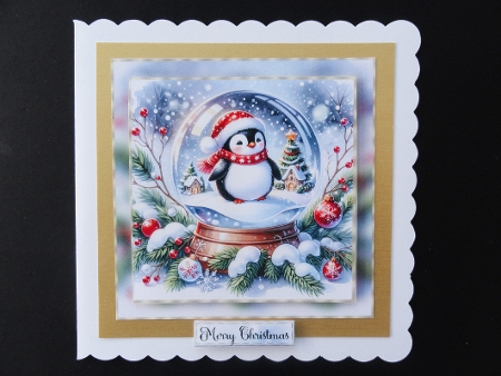 SnowGlobe Topper Topper by Valerie Spowart