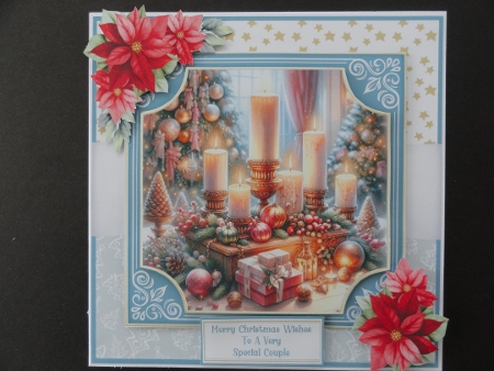 Beautiful Christmas Candles - 7x7 Mini Kit by Valerie Spowart