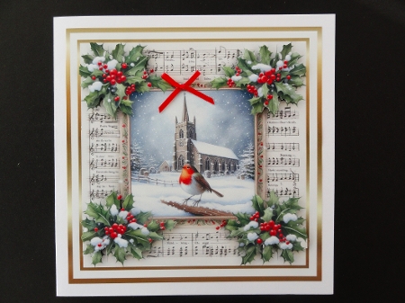 christmas music 6 by Valerie Spowart