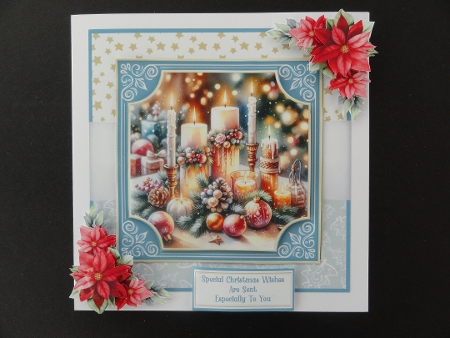 Beautiful Christmas Candles - 6x6 Mini Kit by Valerie Spowart