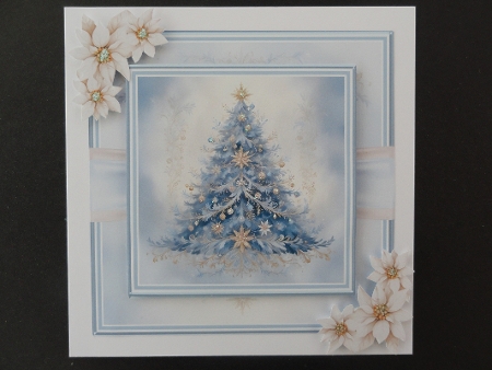Blue Christmas Tree 2 by Valerie Spowart