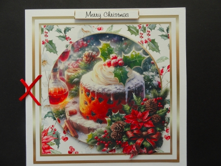 delicious Christmas pud by Valerie Spowart