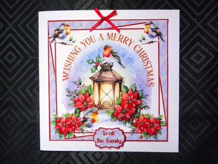 A festive lantern by Valerie Spowart