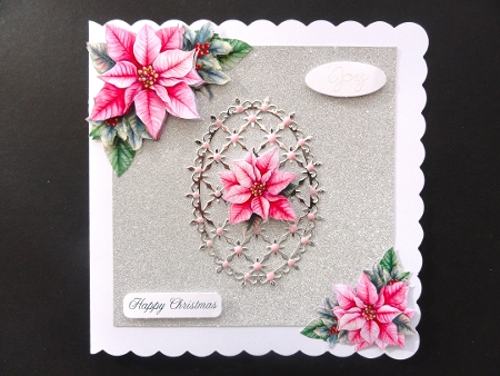 CU Pink Poinsettia´s Corner Vignette by Valerie Spowart