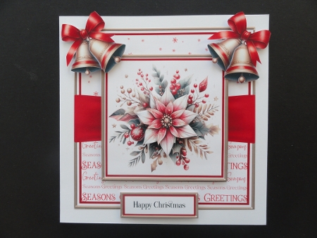Christmas Sparkle Flowers 1 by Valerie Spowart