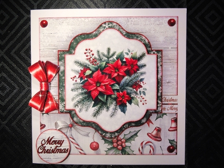 Poinsettia Mini Kit 7X7 by Valerie Spowart