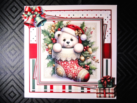 Teddy Stocking Mini Kit by Valerie Spowart