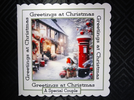 Christmas scene by Valerie Spowart