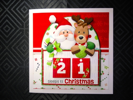 7x7 Countdown to Christmas calender by Valerie Spowart