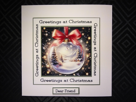 red Bauble no 2 by Valerie Spowart