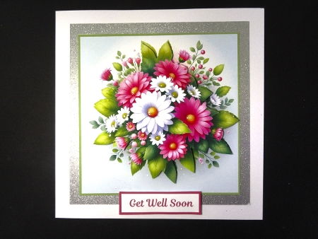 2 X 7 X 7 Pink and White Daisy Theme Toppers. Featured Gallery Photo