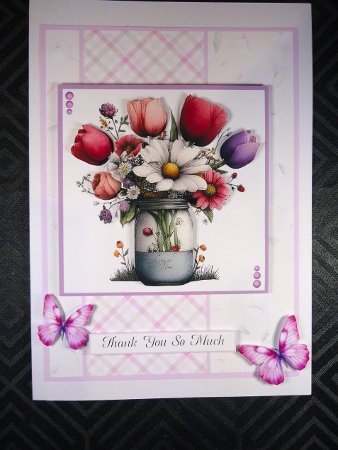cup1422801_118824 - Whimsical Floral Mason Jars - 5x7 Version