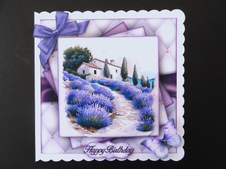 Lovely Lavender Mini Kit 2 7X7 by Valerie Spowart