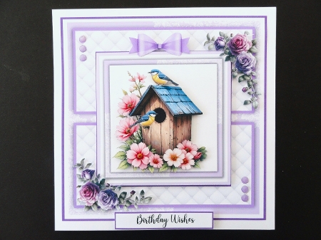 Beautiful Birds and Florals #2 - 6x6 Version by Valerie Spowart