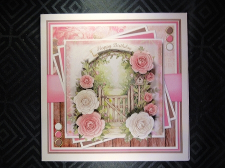 The Floral Birthday gate  by Valerie Spowart