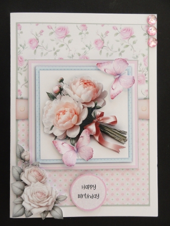 Pretty Pastel Posies - 5x7 Version by Valerie Spowart