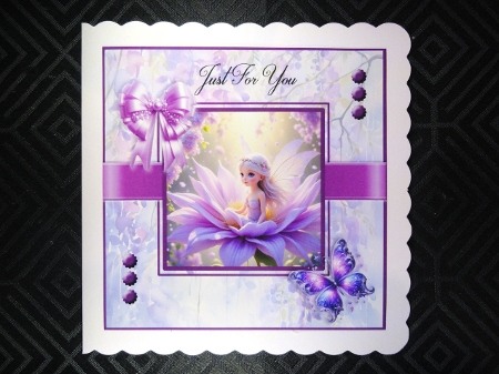 Lilac Flower Bathing Fairies by Valerie Spowart