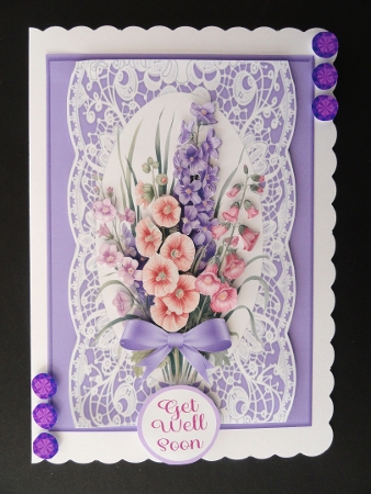 All Occasions Floral 5 x 7 Card by Valerie Spowart
