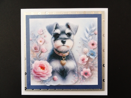 Floral hearts pups 4 by Valerie Spowart