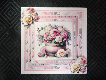 Minikit Rose Barrel  by Valerie Spowart