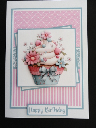 Spring Cupcakes Mini Kit 5x7 (3) by Valerie Spowart