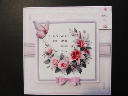 Happiest of Days - 8x8 Card Fronts by Valerie Spowart