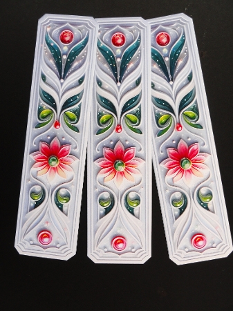 A.I. Created Bookmarks - 8x8 - 3 on a page - 400dpi Floral - CKCAID Bookmarks - 026 by Valerie Spowart