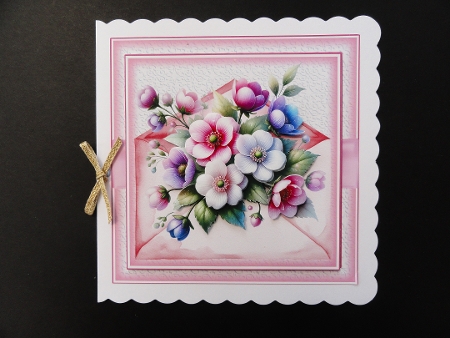 Anemone Envelope Card by Valerie Spowart