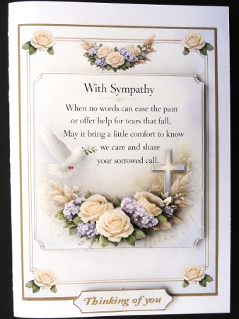 With Sympathy 5x7 by Valerie Spowart