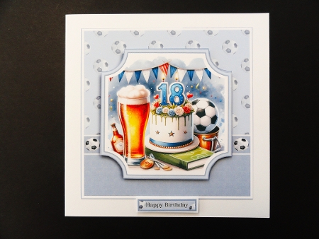 7x718th Birthday Sports - Mini Kit - x4 A4 sheets  by Valerie Spowart