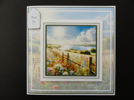 Summer in the Countryside - 8x8 Card Fronts by Valerie Spowart