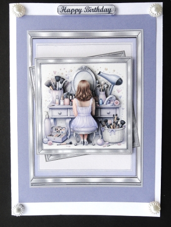 Girls and beauty 5x7 by Valerie Spowart