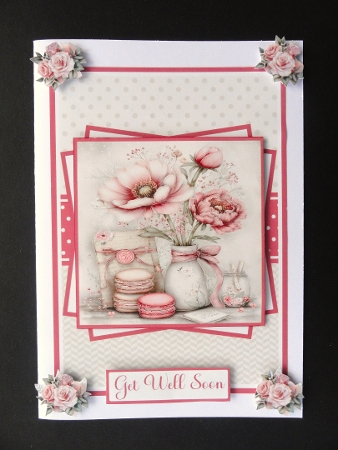 Vase In Bloom #2 Mini Kit 5x7 (3) by Valerie Spowart