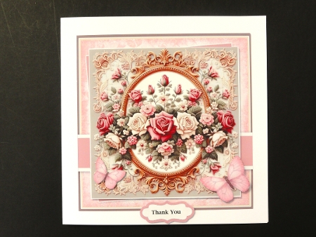 Fabulous Floral Tile 2 by Valerie Spowart