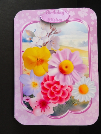 Bright Flowers - Pop-up Card Mini Kit by Valerie Spowart