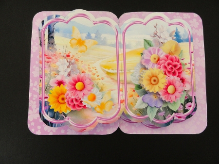 Bright Flowers - Pop-up Card Mini Kit by Valerie Spowart