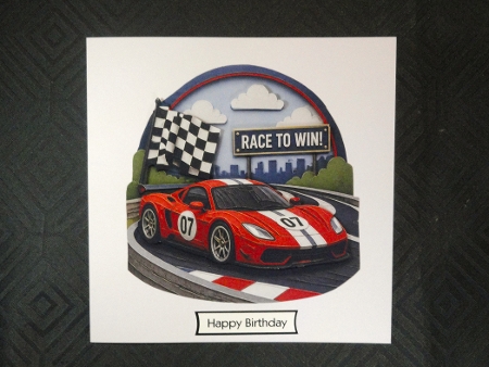 Racing Cars 4 Large Clipart Collection in PNG by Valerie Spowart