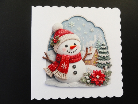 Snowman 1 Large Clipart Collection in PNG  by Valerie Spowart