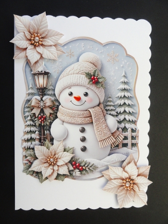 Snowman 4 Large Clipart Collection in PNG  by Valerie Spowart