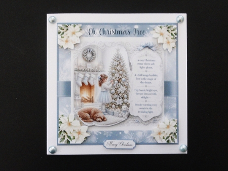 Cosy Christmas Series Girl in Blue by Valerie Spowart