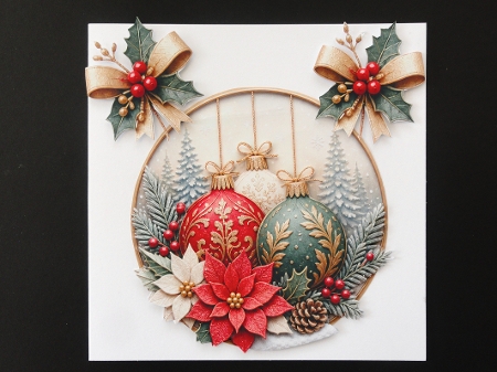 Christmas Baubles 4 Clipart Collection  by Valerie Spowart