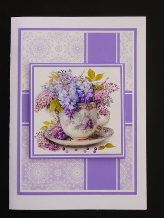 Cup Of Spring Flowers Mini Kit 5x7 (3) by Valerie Spowart
