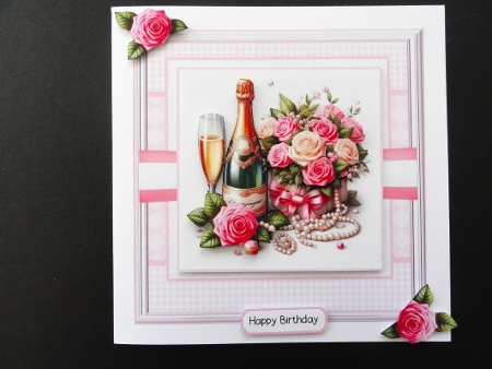 Roses and Champagne by Valerie Spowart