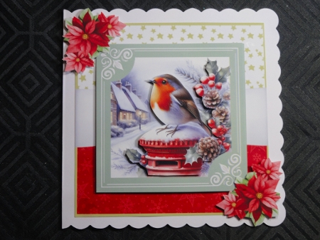 Christmas Robins - 6x6 Mini Kit by Valerie Spowart