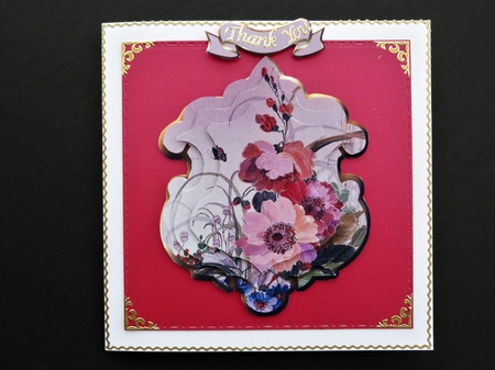 Pink Floral Topper by Valerie Spowart