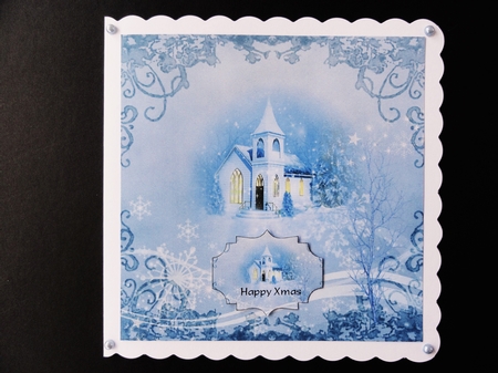 Church Xmas Topppers by Valerie Spowart